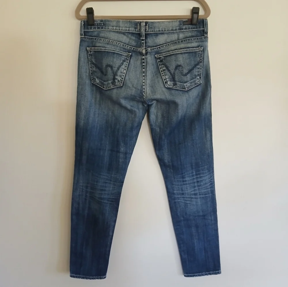 CITIZENS OF HUMANITY PHANTOM CROPPED SKINNY LEG JEANS SIZE 29 - Picture 8 of 8